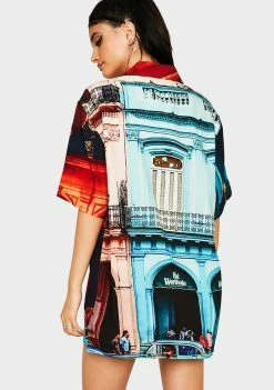 Best Sale 🛒 HUF Tops Havana Resort Button Up 👚 Shirt 🔥 8 HUF Tops Havana Resort Button Up Shirt