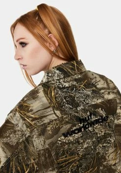 HUF Outerwear Camo Lincoln Trucker Jacket