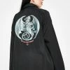 Outerwear Black Huf The Magic Dragon Coach Jacket