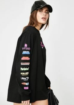 HUF Tops X Trojan Pleasure Pack Long Sleeve Tee