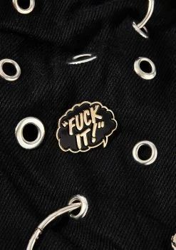 HUF Fuck It Lapel Pin