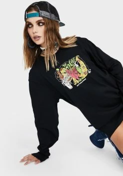 HUF Tops The Munchies Long Sleeve Graphic Tee