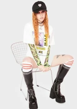 HUF Hats Plastic Heart 6 Panel Hat