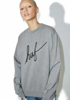 HUF Demi Script Crewneck Sweatshirt