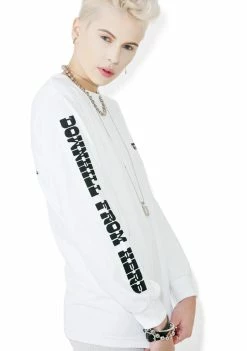 HUF Tops X Peanuts Spike Downhill Long Sleeve Tee