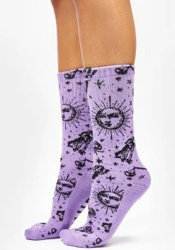 HUF Socks & Tights Violet Zodiac Socks