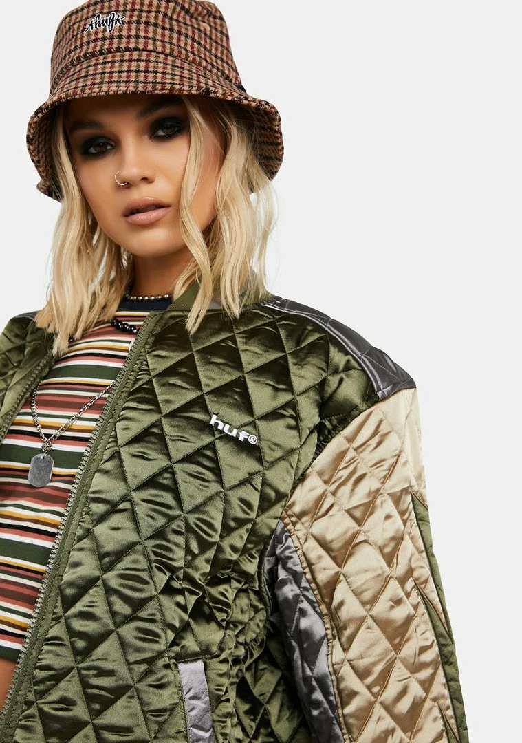 Wholesale โ HUF Outerwear Lightning Bomber Jacket ๐ 4 HUF Outerwear Lightning Bomber Jacket