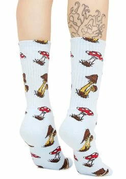 Best deal ๐ HUF Mushroom Cap Crew ๐งฆ Socks ๐ 11 HUF Mushroom Cap Crew Socks