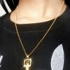 HUF Playboy Key Pendant Chain Necklace