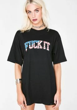 HUF Fuck It Flag Tee Tops
