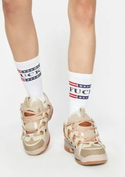 HUF Stars N Stripes Fuck It Crew Socks Socks & Tights