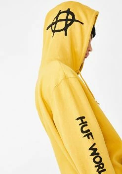 HUF Riot Pullover Hoodie Tops