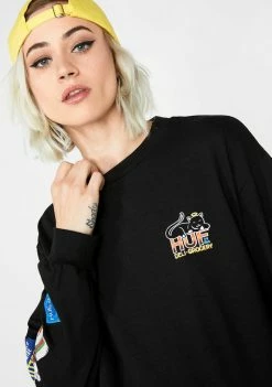 HUF Bodega Long Sleeve T-Shirt Tops