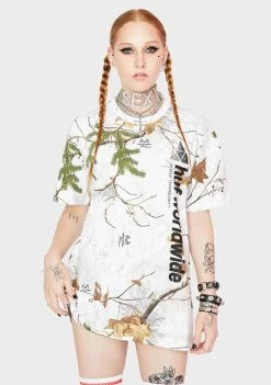 HUF Realtree Peak Logo Graphic Tee Tops