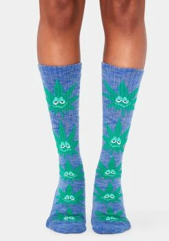 HUF French Navy Buddy Crew Socks