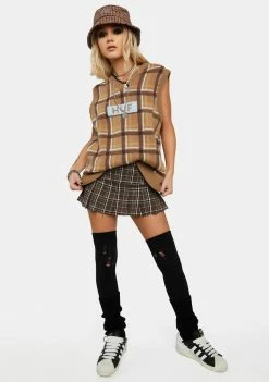 HUF Logo Sweater Vest Sweater Vests