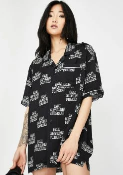 HUF X Pulp Fiction Bad MF Woven Shirt