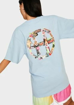 Light Blue HUF Erotica Graphic Tee