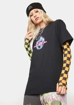 HUF Global Warning Graphic Tee Tops