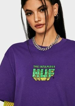 Grape The Infamous HUF Graphic Tee Tops