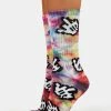 HUF Fuck It Tie Dye Cursor Crew Socks