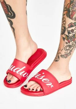 HUF X Budweiser Slides Sandals