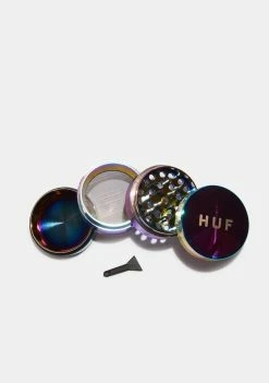 Iridescent HUF Grinder Smoke Shop