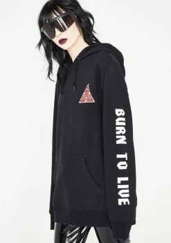 HUF Spitfire Triangle Pullover Hoodie Tops