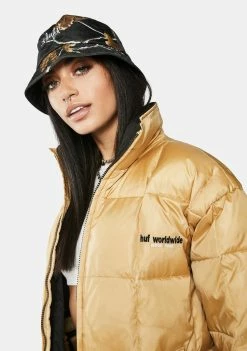 HUF Camel Glacier Puffer Jacket
