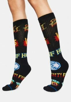 HUF Street Fighter Graphic Crew Socks