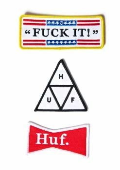 HUF Pins & Patches Patch Pack Set