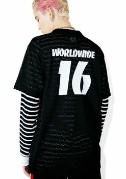 HUF Tops X Thrasher TDS Mesh Jersey