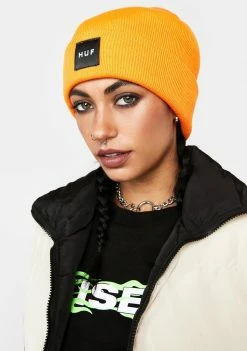 HUF Essentials Box Logo Beanie Hats