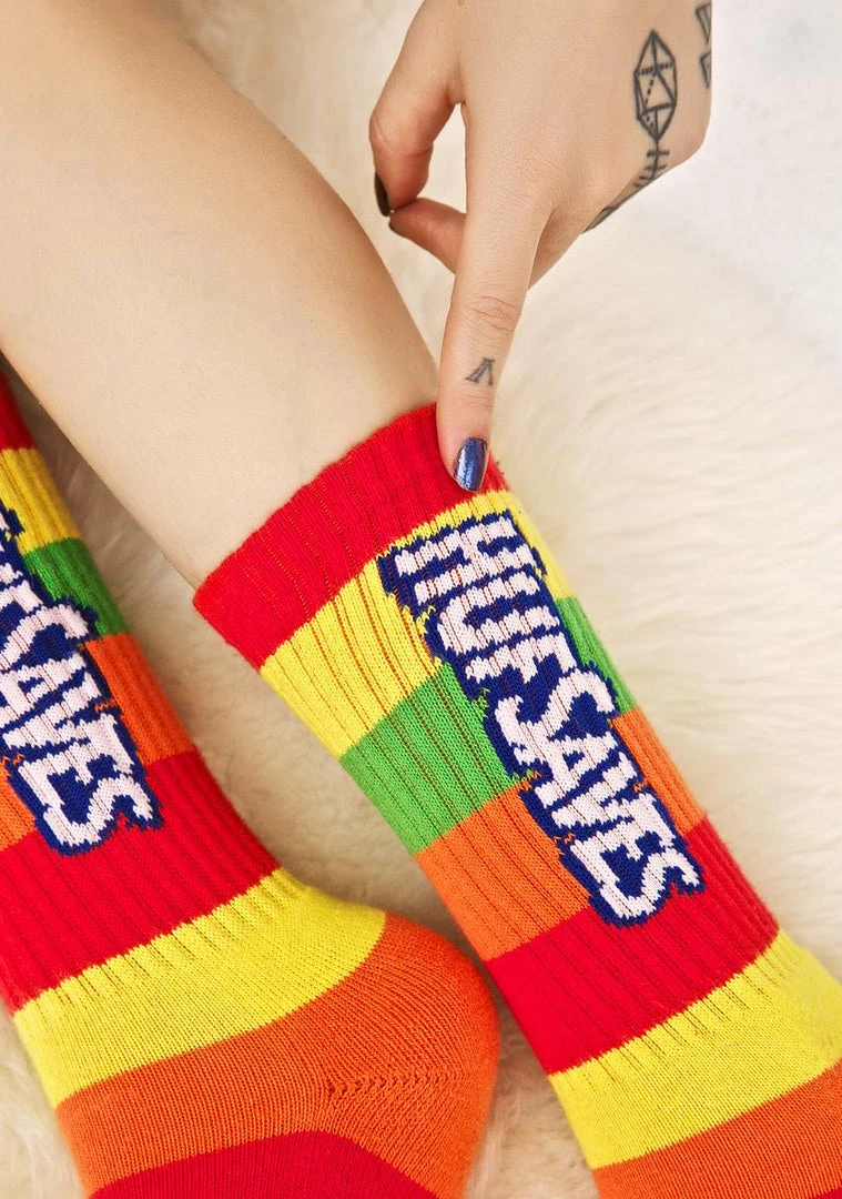 Outlet 🌟 Socks & Tights HUF Saves Crew 🧦 Socks ❤️ 6 Socks & Tights HUF Saves Crew Socks