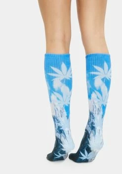 HUF Aquatic Blue Digital Plantlife Socks