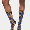 HUF Orange Animal Style Crew Socks