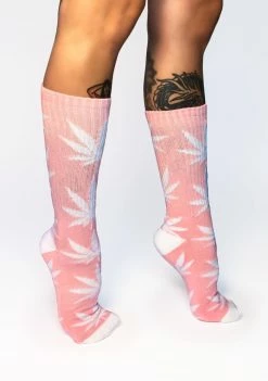 HUF Socks & Tights Candy Pink Plantlife Crew Socks