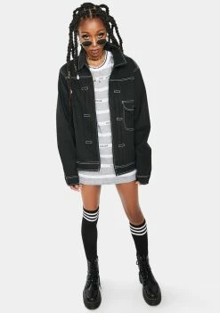 Hot Sale π₯° HUF Lincoln Trucker Jacket π 8 HUF Lincoln Trucker Jacket