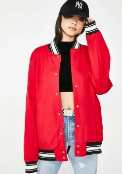 HUF Outerwear Peep Show Varsity Reversible Jacket