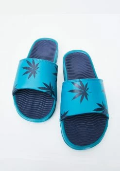 HUF Sandals Berry Plantlife Graphic Slides