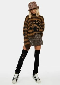 Wholesale ๐คฉ HUF Shroom Jacquard Knit Sweater ๐ 8 HUF Shroom Jacquard Knit Sweater