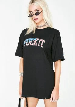 HUF Fuck It Flag Tee Tops