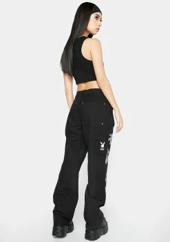 Cheapest ๐งจ HUF Playboy VVS Double Knee Pants Bottoms ๐ 9 HUF Playboy VVS Double Knee Pants Bottoms