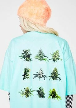 HUF Smokers Lounge Strains Tee Tops