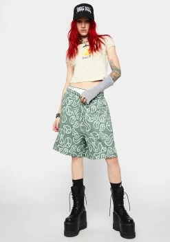 HUF Tops Baby Knit Graphic Tee