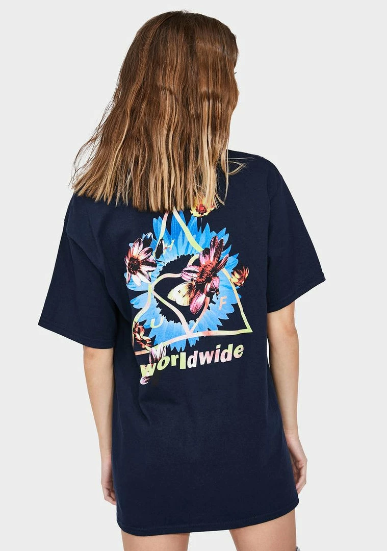 Wholesale ๐ HUF Come Down Triple Triangle Graphic Tee ๐ 3 HUF Come Down Triple Triangle Graphic Tee