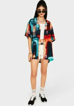 Best Sale 🛒 HUF Tops Havana Resort Button Up 👚 Shirt 🔥 9 HUF Tops Havana Resort Button Up Shirt