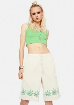 HUF Green Buddy Terry Cloth Shorts