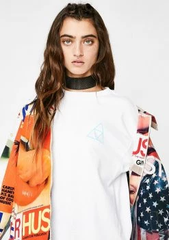 Best Sale ๐ HUF Triple Triangle Long Sleeve Tee Tops ๐ 9 HUF Triple Triangle Long Sleeve Tee Tops