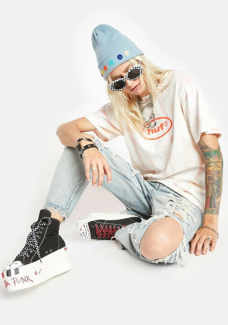 Hot Sale ๐คฉ Tops HUF Graphic Tee ๐ 4 Tops HUF Graphic Tee